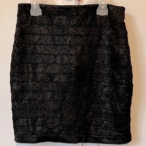 Express Snake Print Pencil Skirt